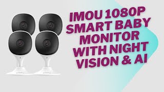 IMOU 1080P Smart Baby Monitor with Night Vision & AI