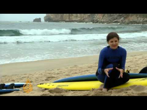 Portuguese town hopes to ride surfer's feat