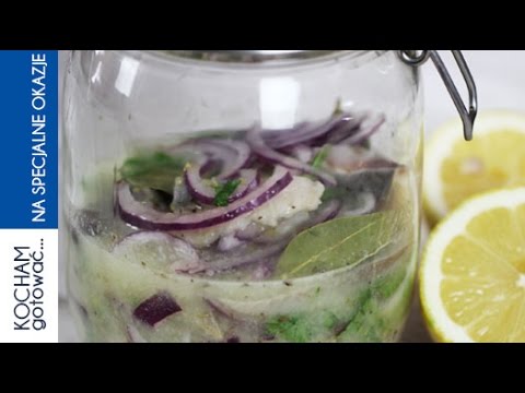 Śledzie w sosie cytrynowym