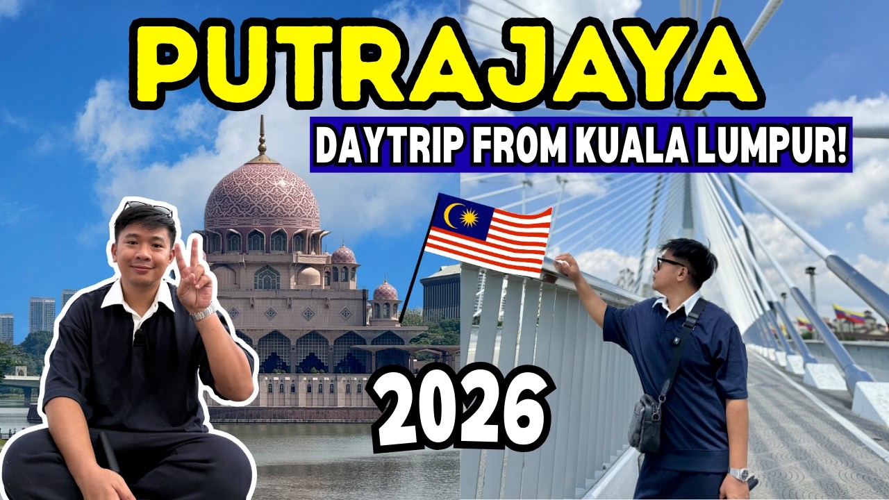 Malaysia Vlog 2026: PUTRAJAYA daytour from Kuala Lumpur | Places to visit & Food to Try! Wander J