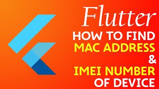 Flutter | How to find MAC address & IMEI number of device [2020]