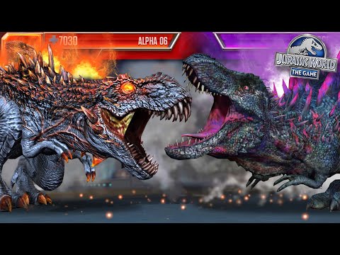 MORTEM REX Vs ALPHA 09 BOSS BATTLES!!! | Jurassic World - The Game - Ep527 HD