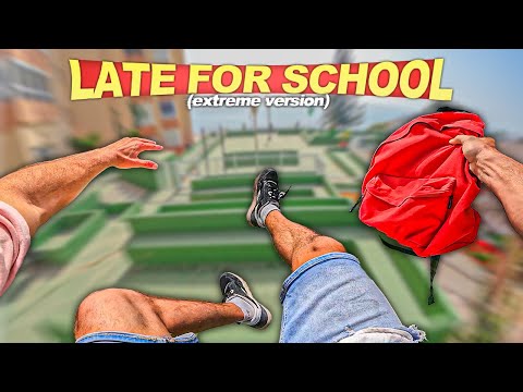 LATE FOR SCHOOL (Extreme Parkour POV)