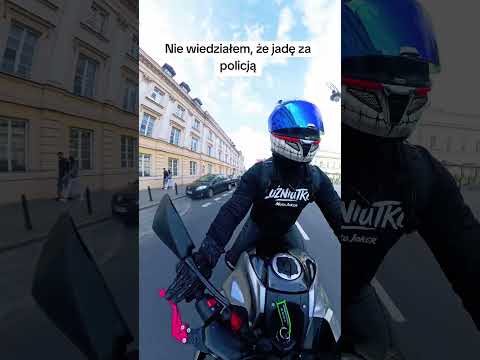 nie wiedziałem że jadę za policja