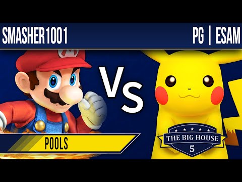 TBH5 Smash 4 - Smasher1001 (Mario) vs PG | ESAM (Pikachu) - Pools