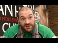 Tyson Fury Talks About Fighting Wladimir Klitschko.