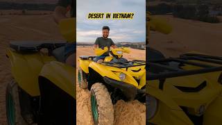 ATV Ride in White Sand dunes of Mui Ne, Vietnam #desert #vacation #ytshorts #shortsfeed #shorts