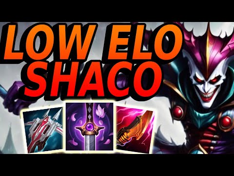 HOW TO CARRY LOW ELO PLAYERS - AD SHACO JUNGLE S15