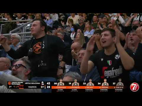 Euroleague, Round 8 | Virtus Segafredo Bologna-Valencia Basket Club