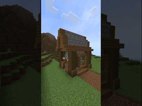 КАК построить КРАСИВЫЙ ДОМ над УЩЕЛЬЕМ ПРОПАСТЬЮ #средневековье #minecraft #майнкрафт #build #shorts