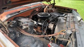 1980 Chevrolet K5 Blazer Silverado Start Up (Engine Bay)