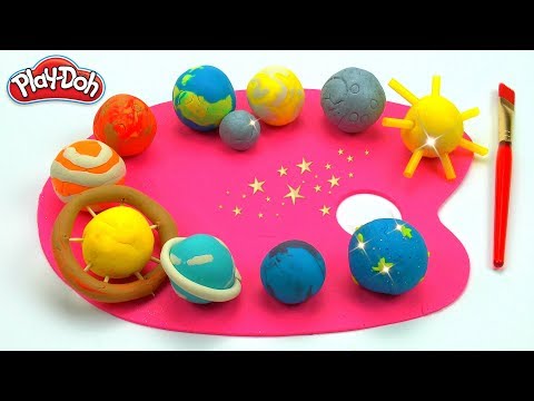 Play Doh Paint Pallet | 123 Count | Planets in Space