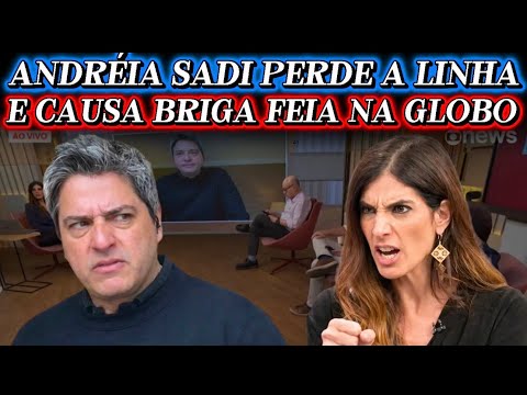 😱 ANDRÉIA SADI PERDE O CONTROLE, OFENDE SENADOR E É HUMILHADA AO VIVO NA GLOBONEWS.