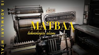 Matbaa Teknolojisi Alanı