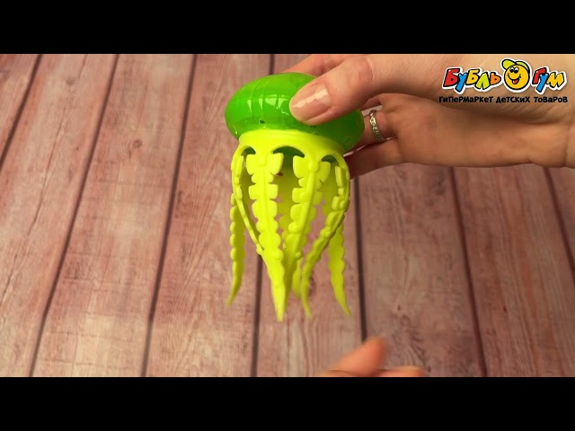 Игрушка для ныряния под воду Медуза световые эффекты - видео