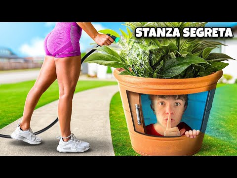 HO COSTRUITO UNA STANZA SEGRETA NEL MIO GIARDINO!