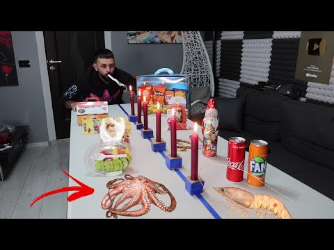 STINGE LUMÂNĂRILE si MĂNÂNCĂ! *CHALLENGE DE PE TIK TOK*