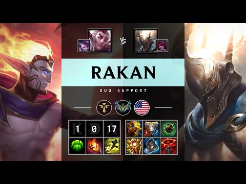 Rakan Support vs Pantheon - NA Challenger Patch 25.07