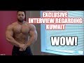 PEC training with the boys with REGAN GRIMES EXCLUSIVE INTERVIEW Jan 18 2018 about KUWAIT