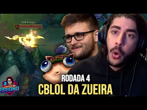 BAIANO REAGINDO AO BRONZIOCRE: CBLOL DA ZUEIRA RODADA 4 | React