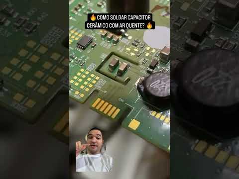 Vídeo: Como soldar capacitor SMD: 9 passos práticos e rápidos