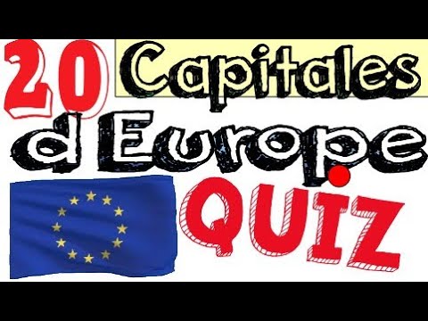 Les Capitales d'Europe | QUIZ de Géographie | 20 QUESTIONS | Villes européennes QCM | Jeu éducatif