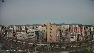 福岡・博多駅 ライブカメラ｜九州新幹線下り｜JR九州・鹿児島本線｜JR西日本・博多南線｜福岡の夜景｜日の出・朝日 live webcam