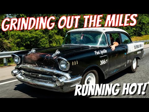 First 500 Miles Of Hot Rod Power Tour Were A Success? - Who Doesn't Love A 1957 Chevrolet!?!