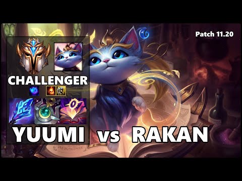 CHALLENGER Support Gameplay - YUUMI vs RAKAN Patch 11.20