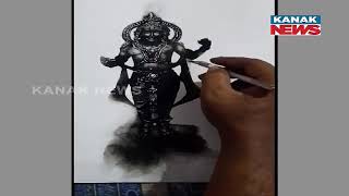 Cuttack Based Smoke Artist Deepak Biswal Makes Por