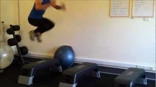 preview picture of video 'EXERCISE: Plyometric Power Box Jump Overs - Baxter Basics Personal Training'