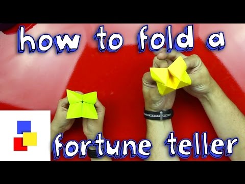 How To Fold A Fortune Teller