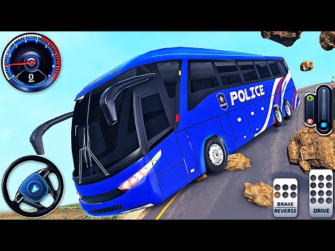Police Bus Rescue Driving Simulator - Offroad Prisoner Bus Driver 3D - Android GamePlay #5