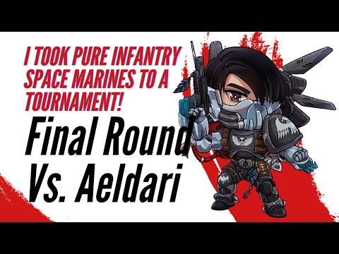 I went UNDEFEATED with Space Marines | Round 3 vs Aeldari | Tournament Battle Report | Warhammer 40k