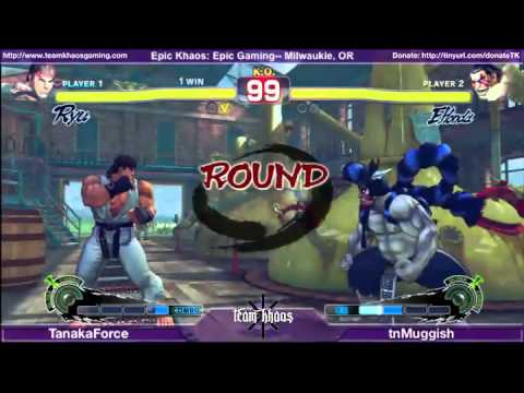Epic Khaos Feb SSF4 Grand Finals 2 - TanakaForce (RYU) vs Duggish (HON)