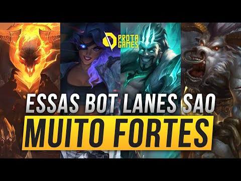 AS 5 SINERGIAS MAIS FORTES DA BOT LANE - LEAGUE OF LEGENDS