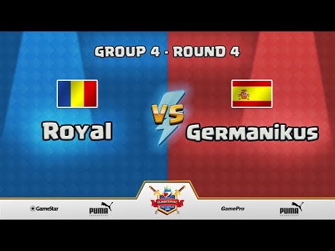 ESWC Gamescom 2017 Clash Royale - Group 4 - Round 4 - Royal vs Germanikus