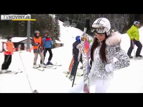 Ako to robí  Andrea Verešová je sexy aj na svahu!