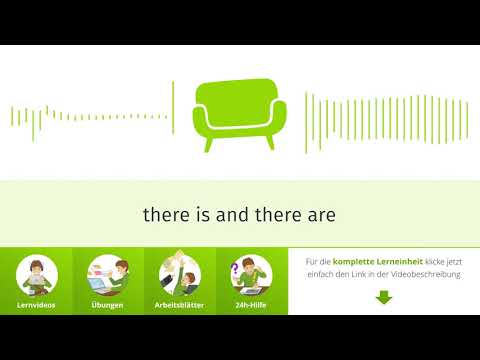 "there is" vs. "there are" einfach erklärt! I Englisch lernen mit sofatutor