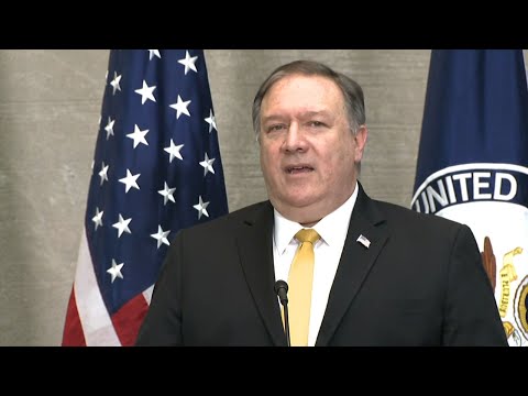 Secretary of State Mike Pompeo told families of U.S. citizens being held abroad that Washington is doing everything it can to gain their safe release and warned against paying ransom for hostages. (April 2)