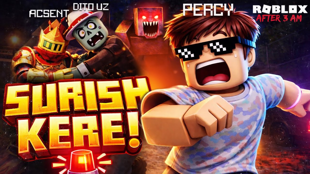 ROBLOX LEKIN MONSTER BIZNI QUVMOQDA | “AFTER 3AM ESCAPE”