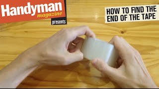 How To Find The End Of A Tape Roll Easily