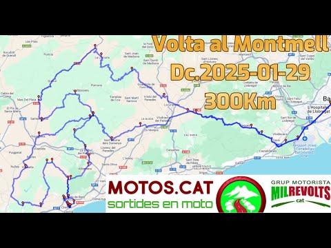 Volta motorista al Montmell