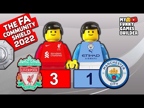 Liverpool vs Manchester City 3-1 • FA Community Shield 2022 🏆 Highlights & All Goals Lego Football
