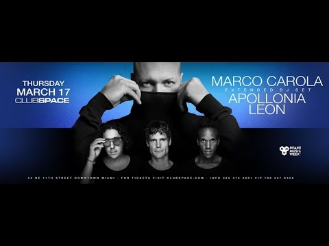 Marco Carola Plays EAT DUST - Invaders (Original Mix) @ Club Space Miami 17-03-2016