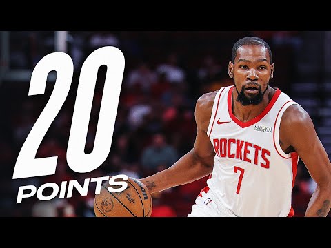 Kevin Durant Makes His Rockets Preseason Debut! | October 8, 2025