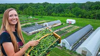 We Stopped Fighting Nature And Did This Instead (Spring Garden Tour & Harvest)