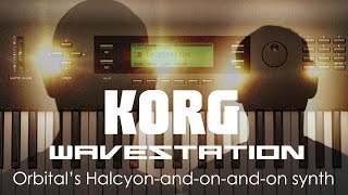 Video thumbnail for The Korg Wavestation - Orbital's Halcyon+On+On Synth by Bleeps and Boops