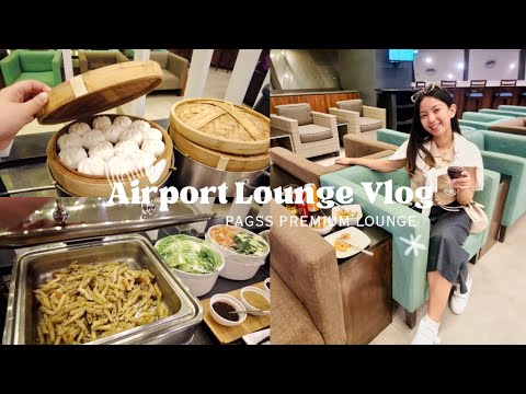 VLOG DO AEROPORTO LOUNGE ✈️ PAGSS Premium Lounge 🍴