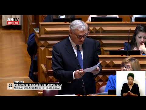 22-02-2023 - Debate Parlamentar | Medidas urgentes no setor da educação | Agostinho Santa 2ª